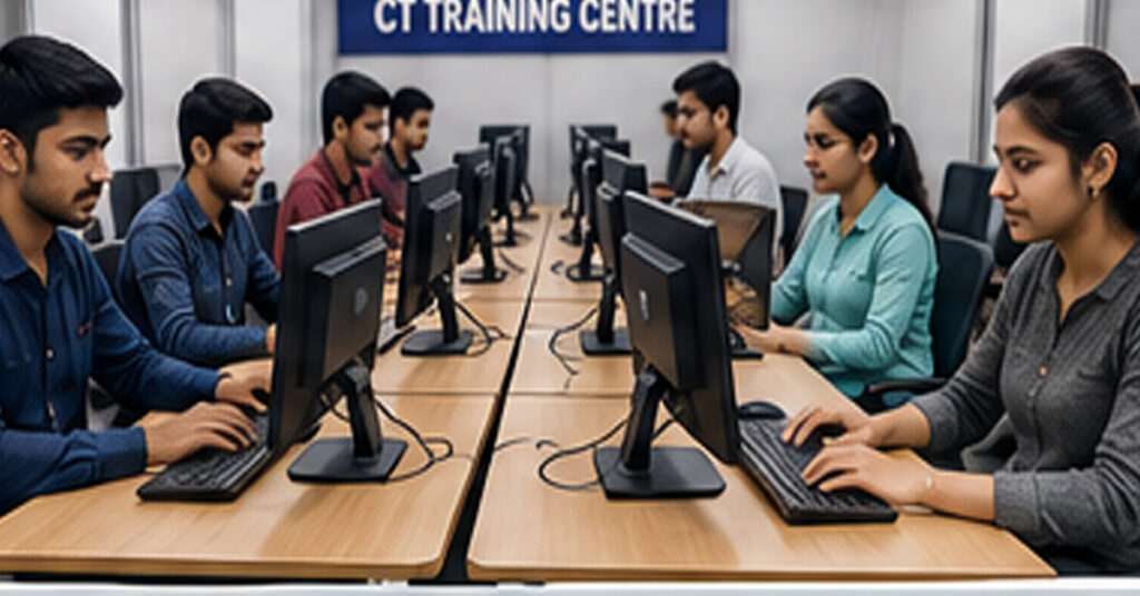 computer training students in pakur